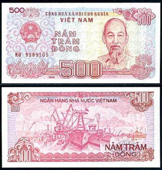 Vietnam 1988 - 500 dong UNC